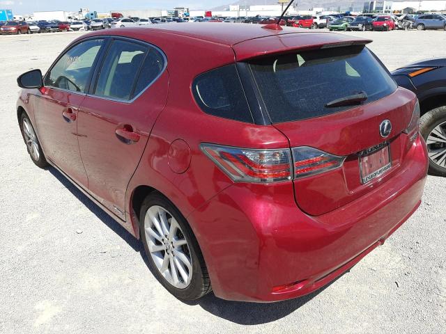Photo 3 from auction – 2012 LEXUS CT 200 with VIN JTHKD5BH2C2065307