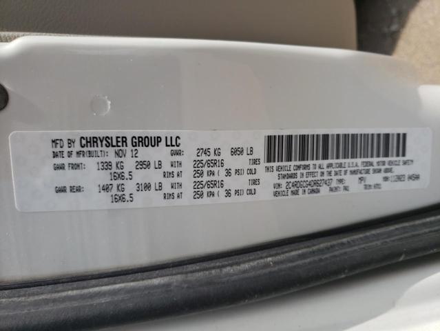 Photo 10 from auction – 2013 DODGE GRAND CARA with VIN 2C4RDGCG4DR627437