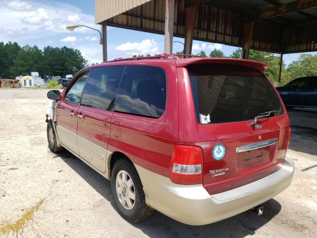 Photo 3 from auction – 2003 KIA SEDONA EX with VIN KNDUP131736469160