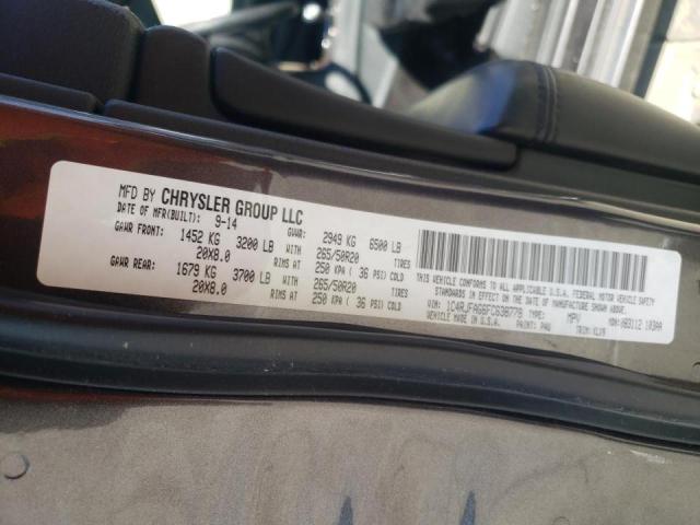 Photo 10 from auction – 2015 JEEP GRAND CHER with VIN 1C4RJFAG6FC638778