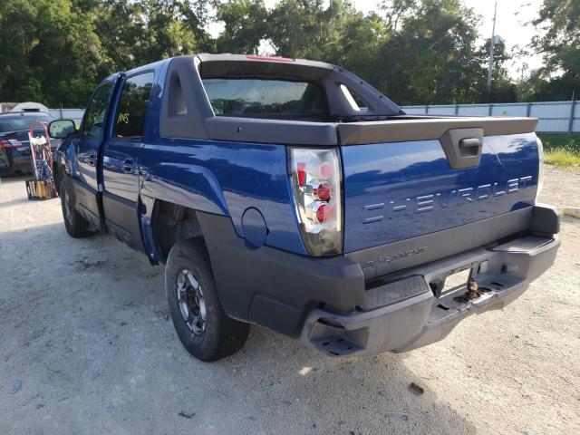 Photo 3 from auction – 2003 CHEVROLET AVALANCHE with VIN 3GNEC13T03G165627