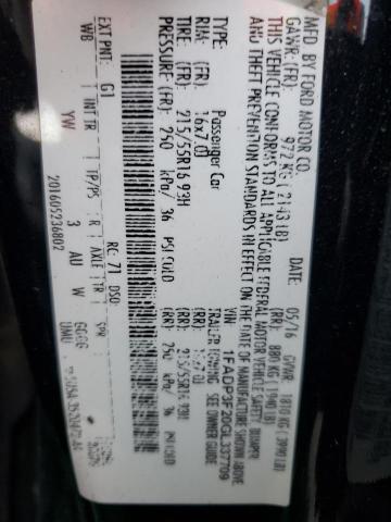 Photo 10 from auction – 2016 FORD FOCUS SE with VIN 1FADP3F20GL337709