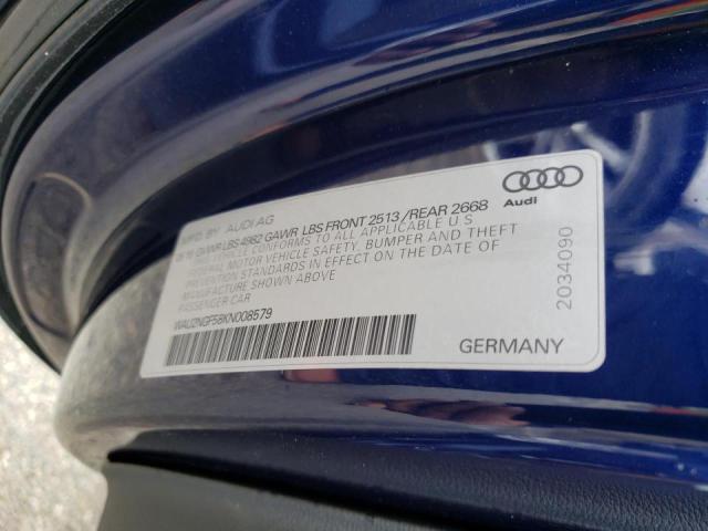 Photo 10 from auction – 2019 AUDI A5 PRESTIG with VIN WAU2NGF58KN008579