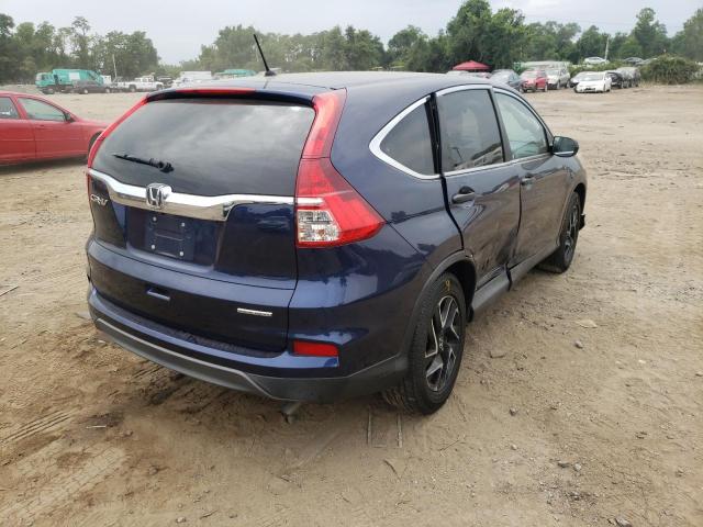 Photo 4 from auction – 2016 HONDA CR-V SE with VIN 2HKRM3H46GH554225