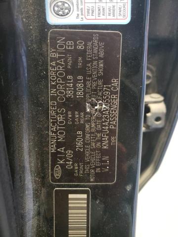 Zdjęcie 10 z aukcji – 2010 KIA FORTE EX z VIN KNAFU4A23A5055971