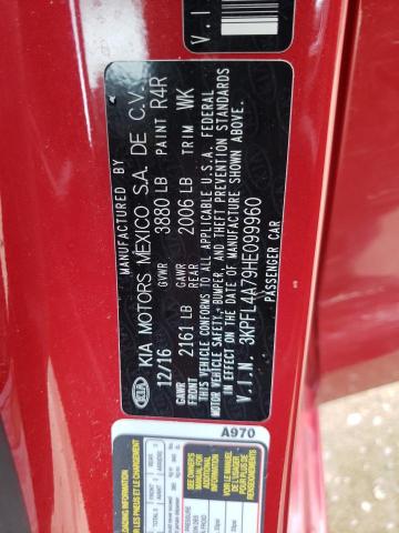 Photo 10 from auction – 2017 KIA FORTE LX with VIN 3KPFL4A79HE099960