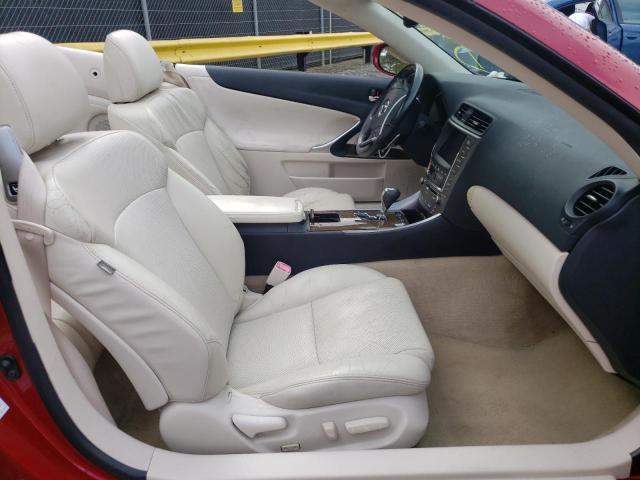 Photo 5 from auction – 2010 LEXUS IS 250 with VIN JTHFF2C28A2501305