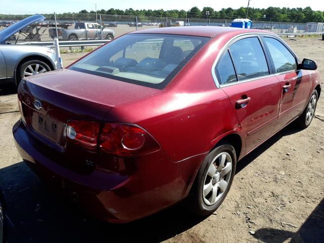Photo 4 from auction – 2006 KIA OPTIMA LX with VIN KNAGE123065075402