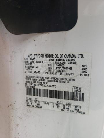 Photo 10 from auction – 2002 FORD F-150 with VIN 2FTRX18W22CA86070