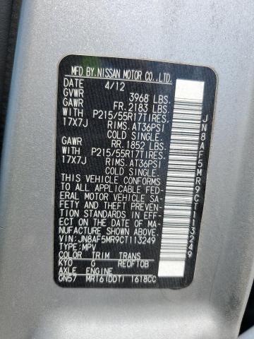 Zdjęcie 10 z aukcji – 2012 NISSAN JUKE S z VIN JN8AF5MR9CT113249