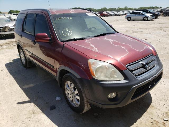 HONDA CR-V EX 2006 with VIN JHLRD68826C025520 - Photo from auction