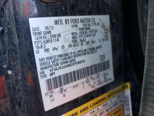 Photo 10 from auction – 2013 FORD EXPEDITION with VIN 1FMJK2A59DEF08976