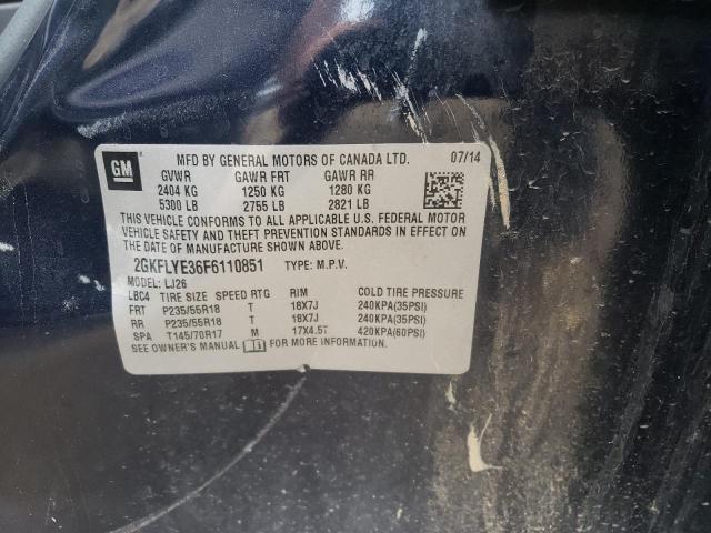 Photo 10 from auction – 2015 GMC TERRAIN SL with VIN 2GKFLYE36F6110851