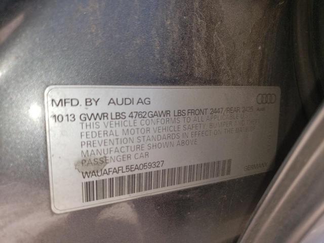 Photo 10 from auction – 2014 AUDI A4 PREMIUM with VIN WAUAFAFL5EA059327