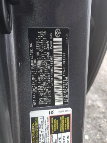 Photo 10 from auction – 2008 TOYOTA CAMRY CE with VIN 4T1BE46K98U782907