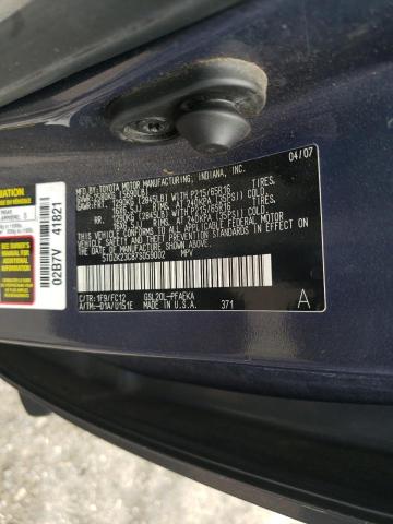Photo 10 from auction – 2007 TOYOTA SIENNA CE with VIN 5TDZK23C87S059002