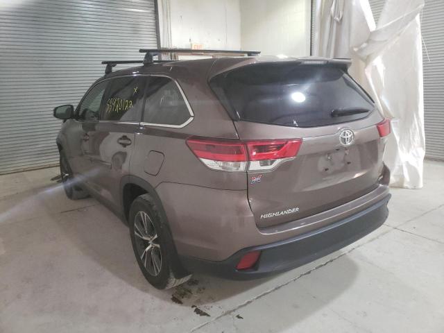 Photo 3 from auction – 2019 TOYOTA HIGHLANDER with VIN 5TDBZRFH1KS705678