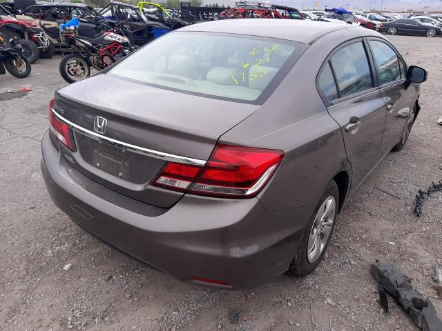 Photo 4 from auction – 2013 HONDA CIVIC LX with VIN 19XFB2F5XDE032566