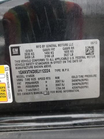 Photo 10 from auction – 2014 GMC ACADIA DEN with VIN 1GKKVTKD8EJ112224