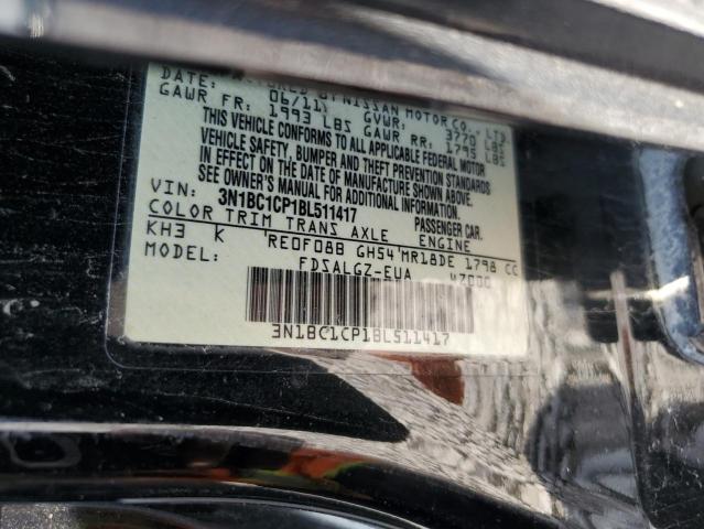 Photo 10 from auction – 2011 NISSAN VERSA S with VIN 3N1BC1CP1BL511417