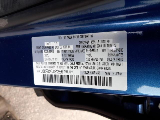 Photo 10 from auction – 2018 MAZDA CX-5 TOURI with VIN JM3KFBCM6J0312866