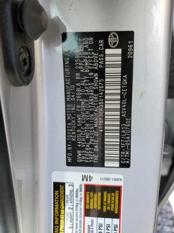Photo 10 from auction – 2011 TOYOTA CAMRY BASE with VIN 4T1BF3EK3BU142675