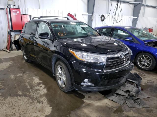 TOYOTA HIGHLANDER 2015 with VIN 5TDDKRFH2FS140165 - Photo from auction