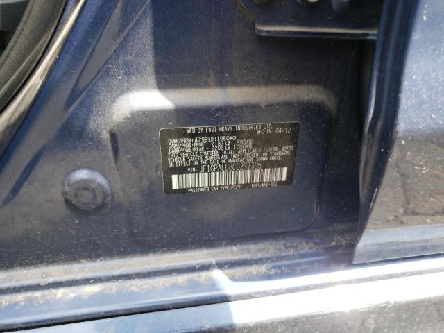 صورة رقم 10 من المزاد - 2012 SUBARU IMPREZA SP مع VIN JF1GPAL68CG237305