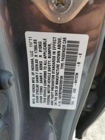 Photo 10 from auction – 2012 HONDA CIVIC EXL with VIN 19XFB2F98CE026184