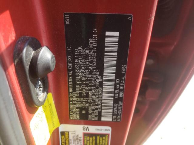 Photo 10 from auction – 2011 TOYOTA VENZA with VIN 4T3BA3BB3BU024006