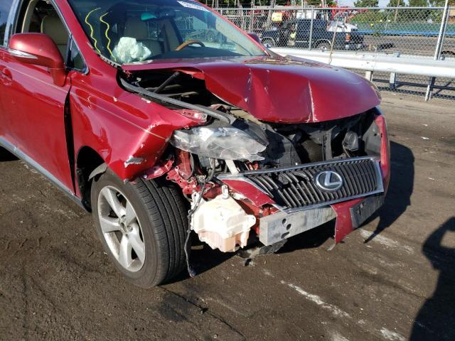Photo 9 from auction – 2010 LEXUS RX 350 with VIN 2T2BK1BA1AC039651