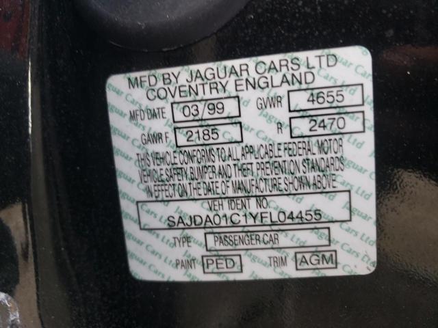 Photo 10 from auction – 2000 JAGUAR S-TYPE with VIN SAJDA01C1YFL04455