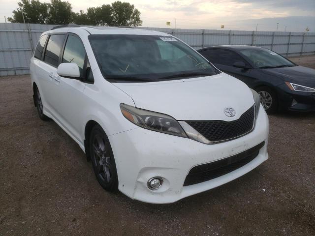 TOYOTA SIENNA SE 2017 with VIN 5TDXZ3DC3HS776450 - Photo from auction