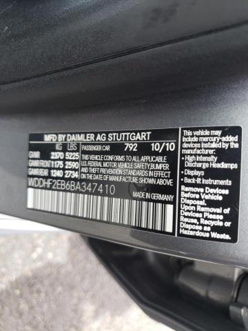 Photo 10 from auction – 2011 MERCEDES-BENZ E 350 BLUE with VIN WDDHF2EB6BA347410