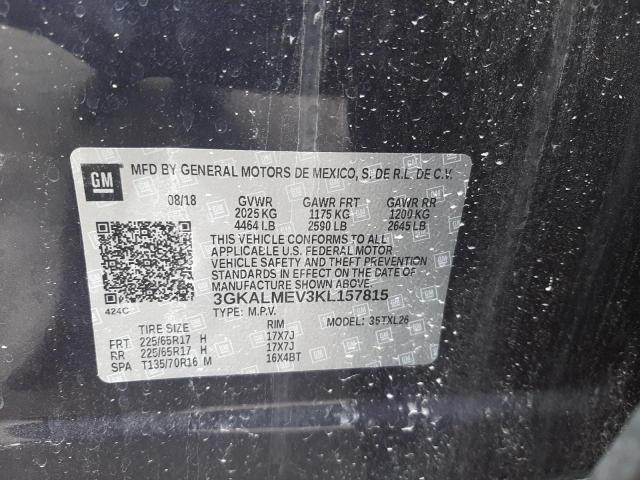 Photo 10 from auction – 2019 GMC TERRAIN SL with VIN 3GKALMEV3KL157815