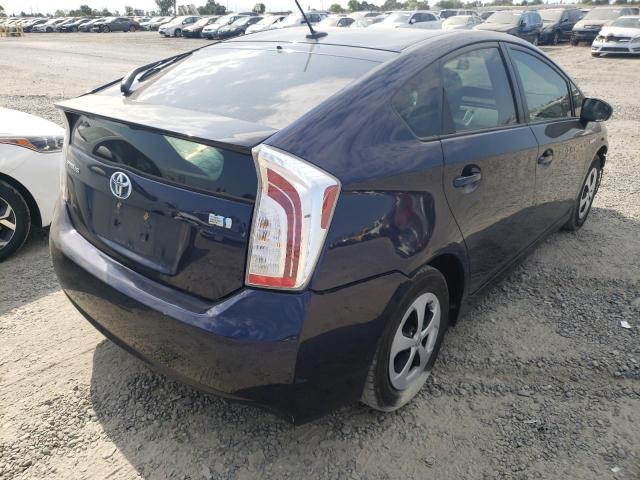 Photo 4 from auction – 2013 TOYOTA PRIUS with VIN JTDKN3DU8D0342276