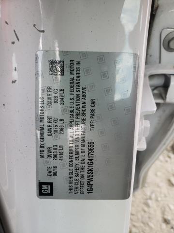 Photo 10 from auction – 2016 BUICK VERANO SPO with VIN 1G4PW5SK1G4179656