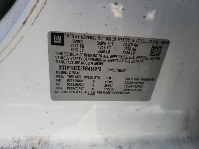 Photo 10 from auction – 2015 GMC SIERRA C15 with VIN 3GTP1UEC3FG416912