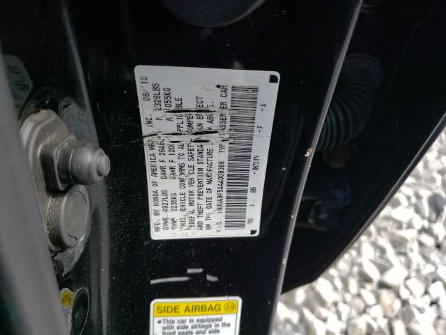 Photo 10 from auction – 2010 ACURA TL with VIN 19UUA9F54AA009366