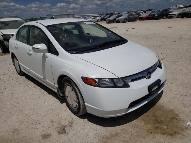 HONDA CIVIC HYBR 2008 with VIN JHMFA36218S013856 - Photo from auction