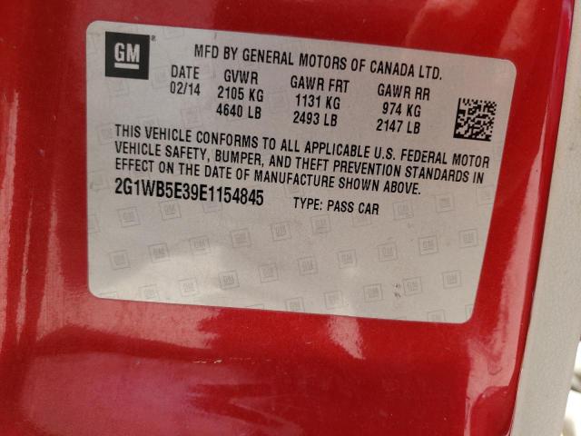 Photo 10 from auction – 2014 CHEVROLET IMPALA LIM with VIN 2G1WB5E39E1154845
