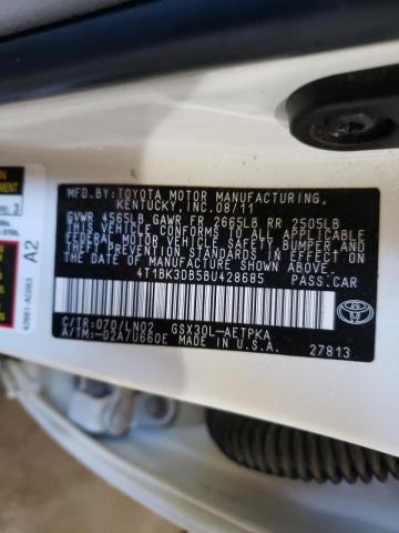 Photo 10 from auction – 2011 TOYOTA AVALON BAS with VIN 4T1BK3DB5BU428685