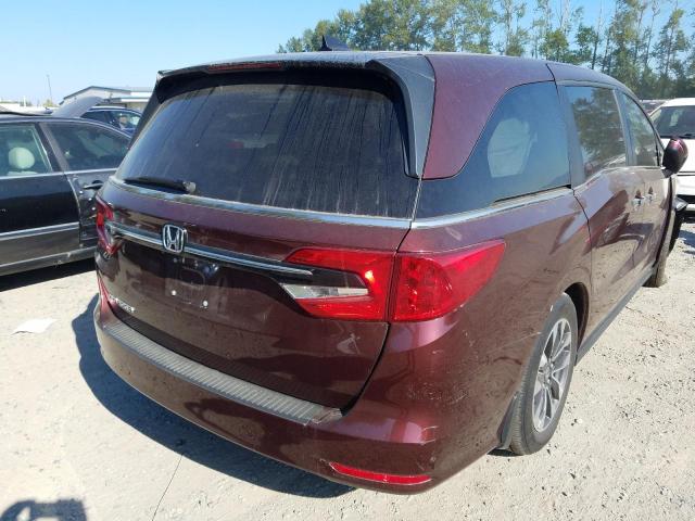 Photo 4 from auction – 2021 HONDA ODYSSEY EX with VIN 5FNRL6H73MB025890