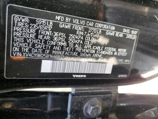Photo 10 from auction – 2008 VOLVO XC90 3.2 with VIN YV4CY982581446812