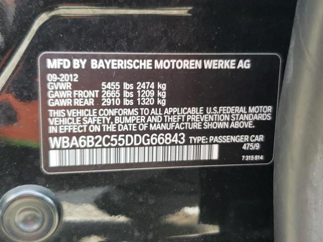 Photo 10 from auction – 2013 BMW 650 I with VIN WBA6B2C55DDG66843