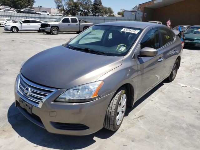 Photo 2 from auction – 2015 NISSAN SENTRA S with VIN 3N1AB7AP9FL650205
