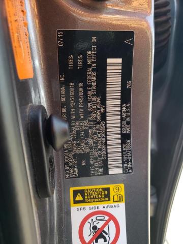 Photo 10 from auction – 2015 TOYOTA HIGLANDER with VIN 5TDKKRFH0FS098649