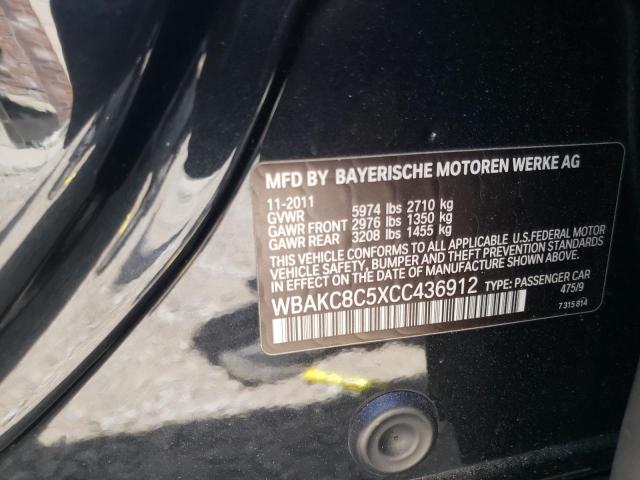 Photo 10 from auction – 2012 BMW 7 SERIES with VIN WBAKC8C5XCC436912