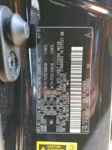 Photo 10 from auction – 2015 LEXUS RX 350 BAS with VIN 2T2BK1BA1FC332036