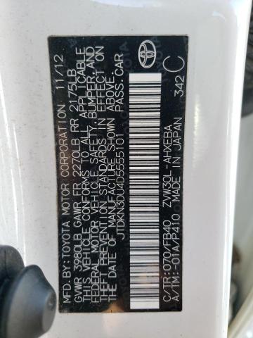 Photo 10 from auction – 2013 TOYOTA PRIUS with VIN JTDKN3DU4D5555101